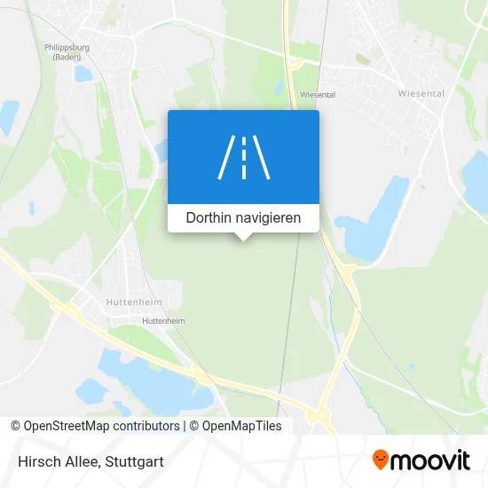 Hirsch Allee Karte