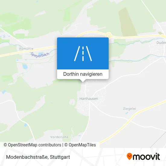 Modenbachstraße Karte