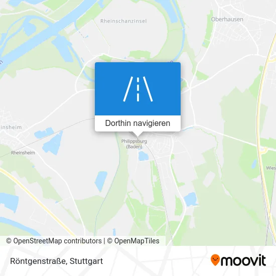 Röntgenstraße Karte