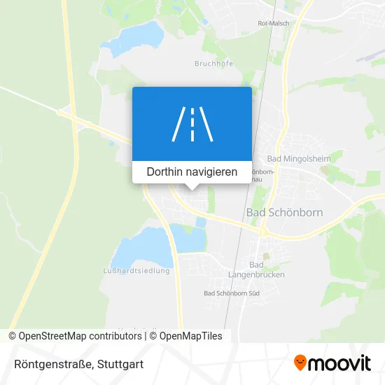 Röntgenstraße Karte