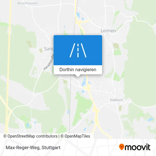 Max-Reger-Weg Karte