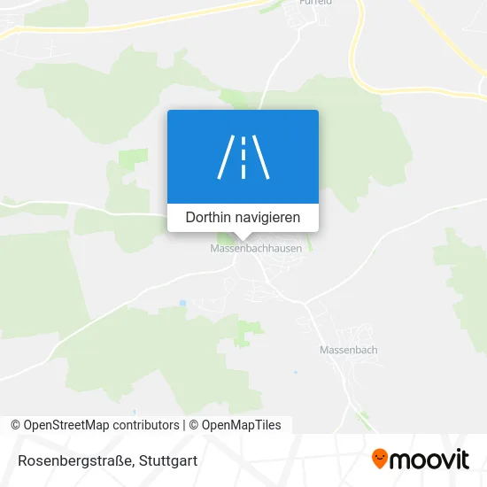 Rosenbergstraße Karte