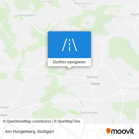 Am Hungerberg Karte