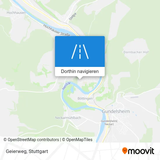 Geierweg Karte
