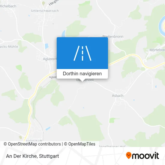 An Der Kirche Karte