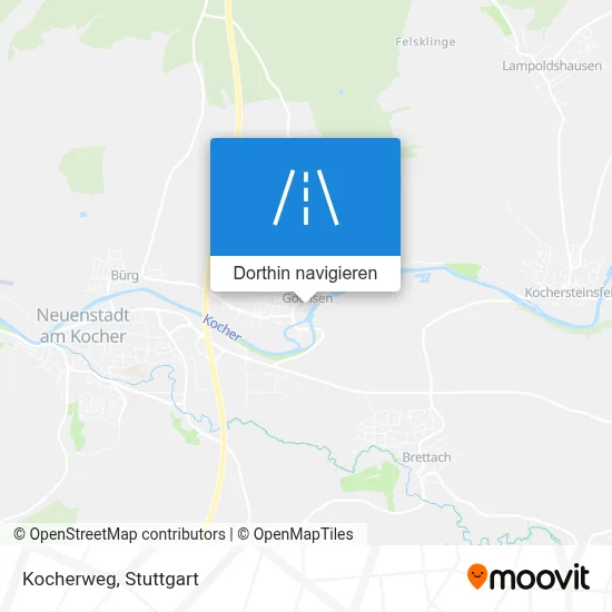 Kocherweg Karte