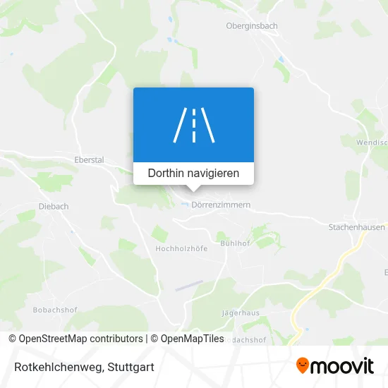 Rotkehlchenweg Karte
