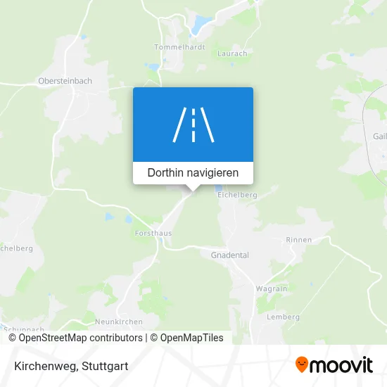 Kirchenweg Karte
