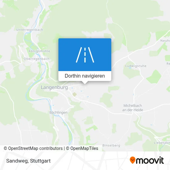 Sandweg Karte