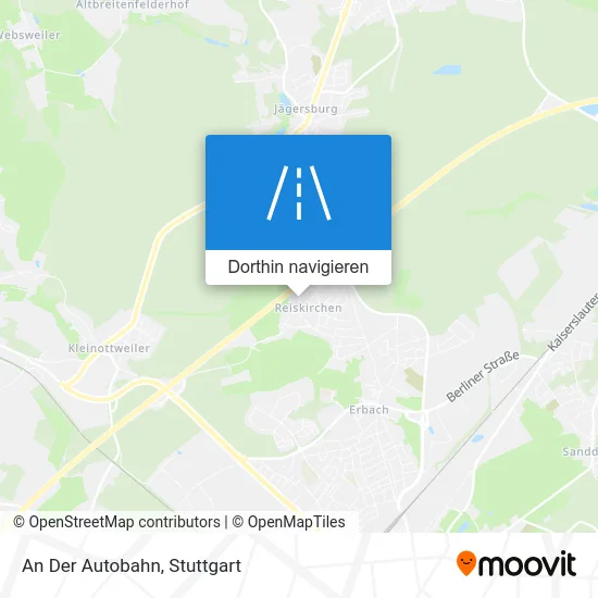 An Der Autobahn Karte