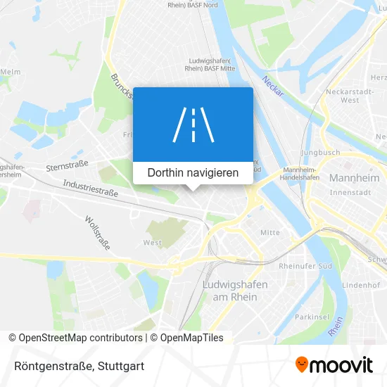 Röntgenstraße Karte