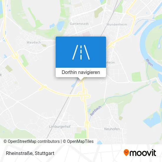 Rheinstraße Karte