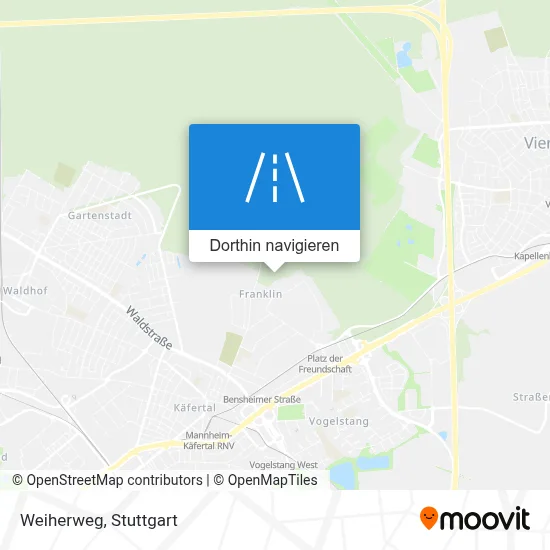 Weiherweg Karte