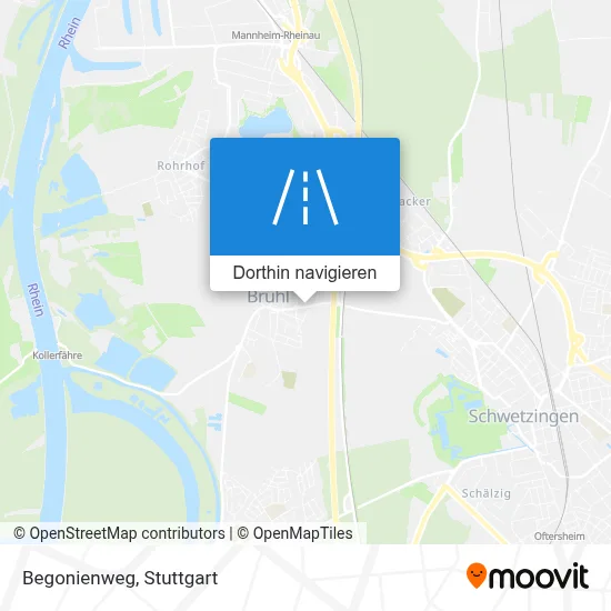 Begonienweg Karte
