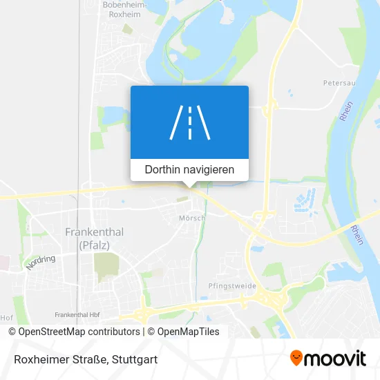 Roxheimer Straße Karte