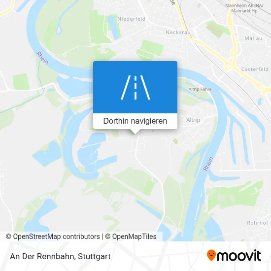 An Der Rennbahn Karte