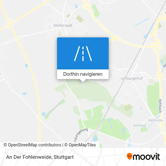 An Der Fohlenweide Karte