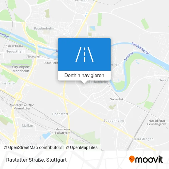 Rastatter Straße Karte