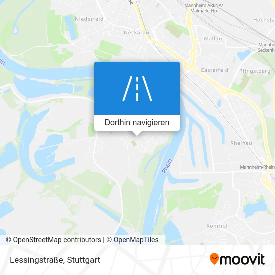 Lessingstraße Karte