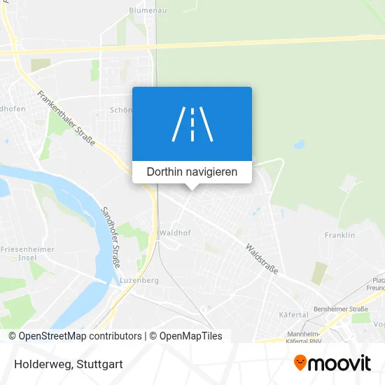 Holderweg Karte