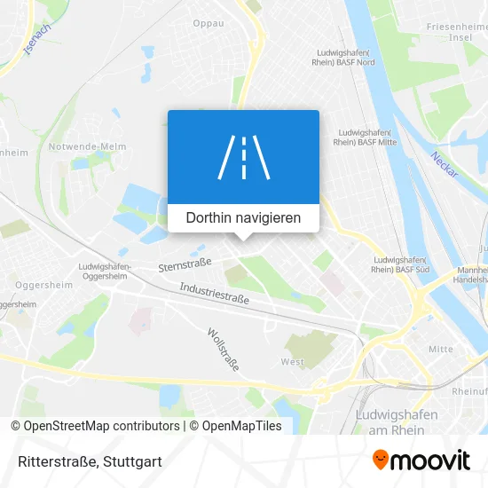 Ritterstraße Karte