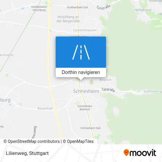 Lilienweg Karte
