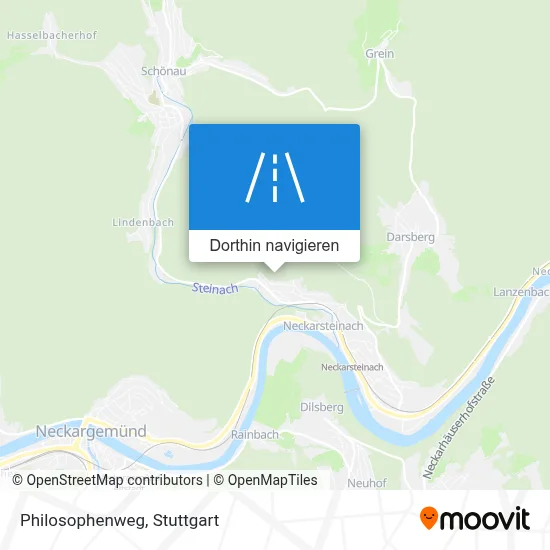 Philosophenweg Karte