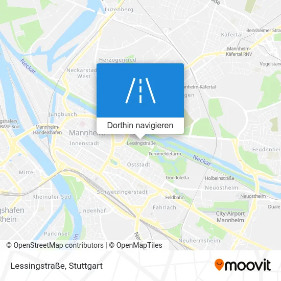 Lessingstraße Karte