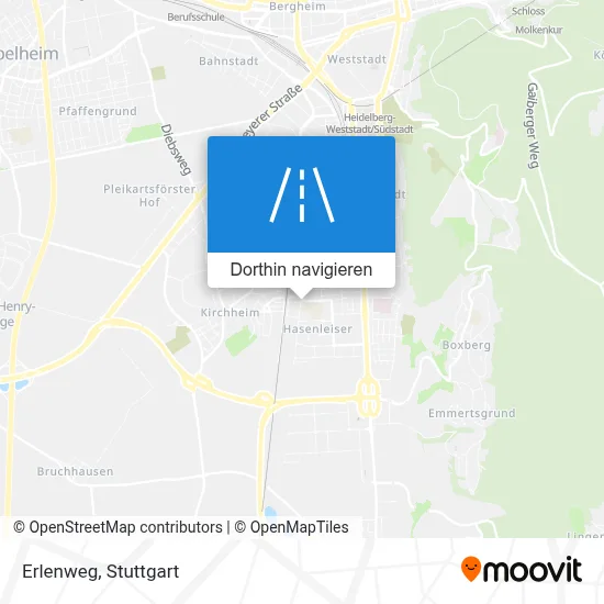 Erlenweg Karte