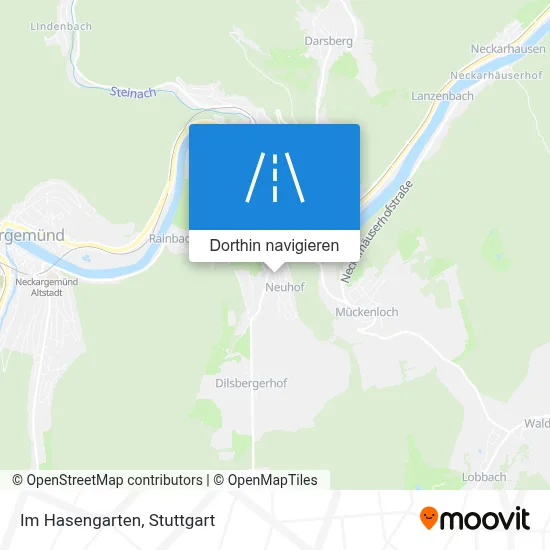 Im Hasengarten Karte