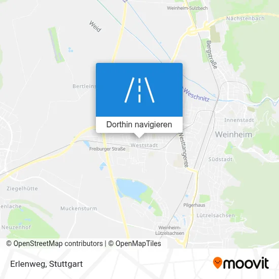 Erlenweg Karte