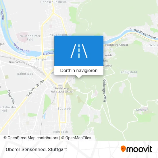 Oberer Sensenried Karte