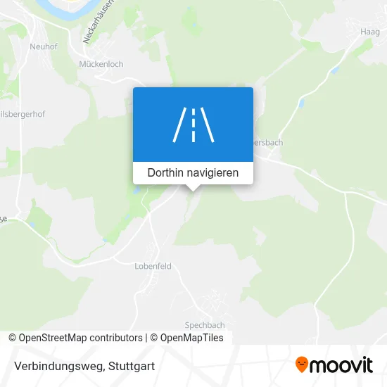 Verbindungsweg Karte