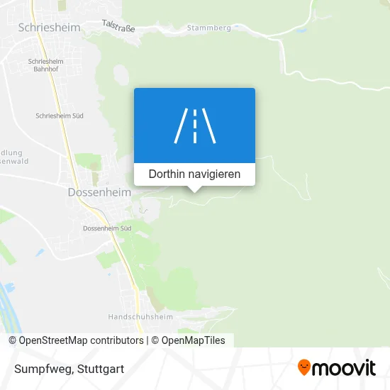 Sumpfweg Karte