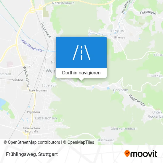 Frühlingsweg Karte
