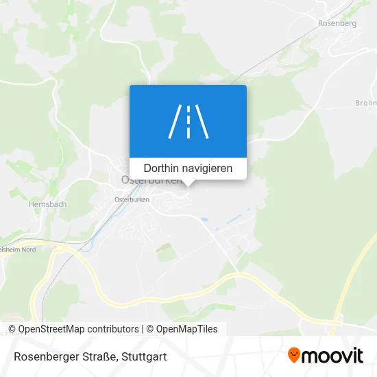 Rosenberger Straße Karte