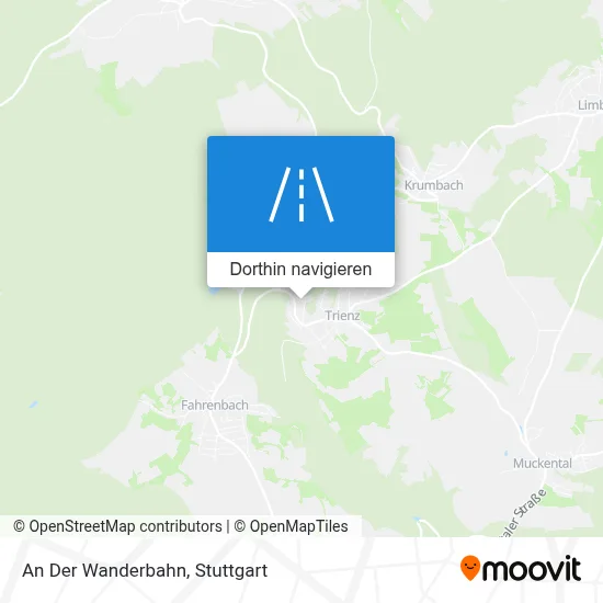 An Der Wanderbahn Karte