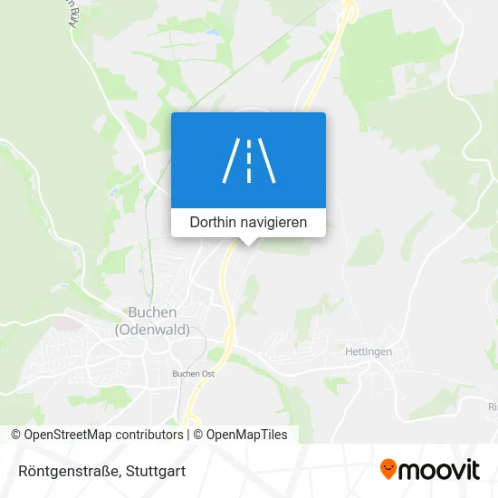 Röntgenstraße Karte