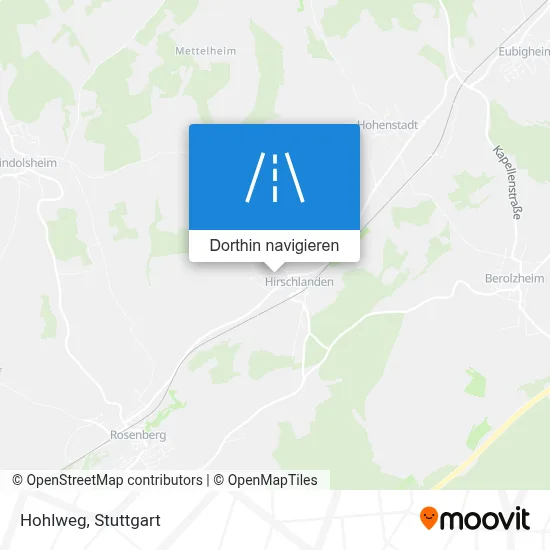 Hohlweg Karte