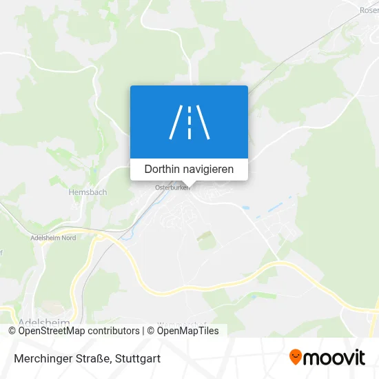Merchinger Straße Karte