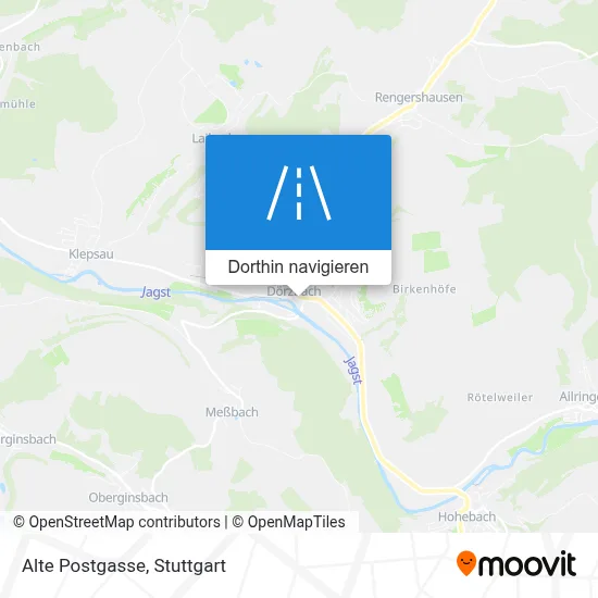 Alte Postgasse Karte