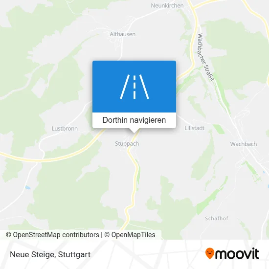 Neue Steige Karte