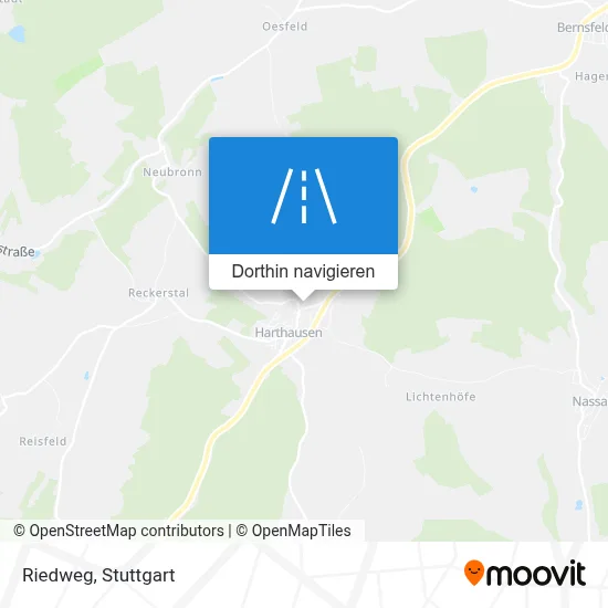 Riedweg Karte