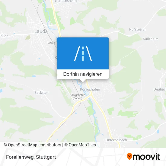 Forellenweg Karte