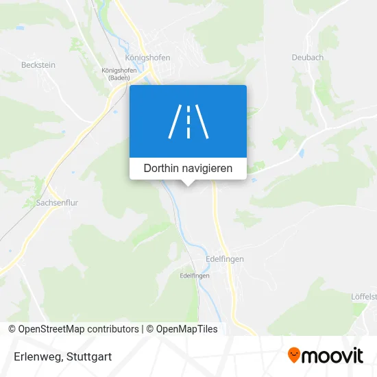 Erlenweg Karte