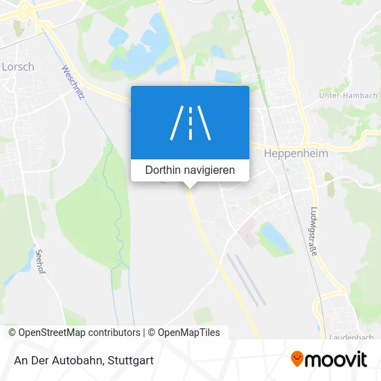 An Der Autobahn Karte