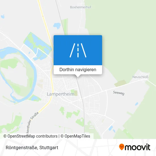 Röntgenstraße Karte