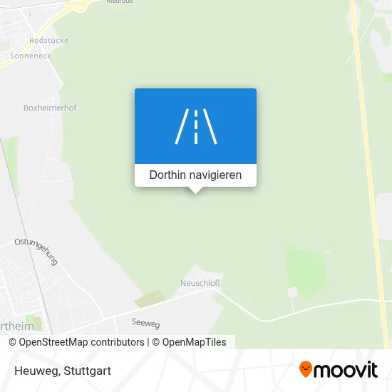 Heuweg Karte
