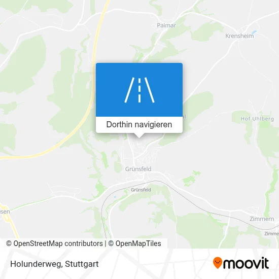 Holunderweg Karte