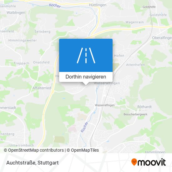 Auchtstraße Karte